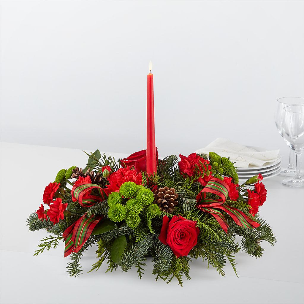 By the Candlelight Centerpiece – BILLY'S WITTENBERG FLORAL, Wittenberg WI