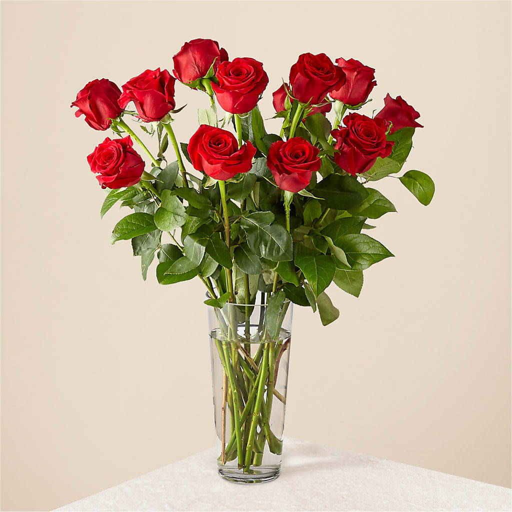 Long Stem Red Rose Bouquet – BILLY'S WITTENBERG FLORAL, Wittenberg WI