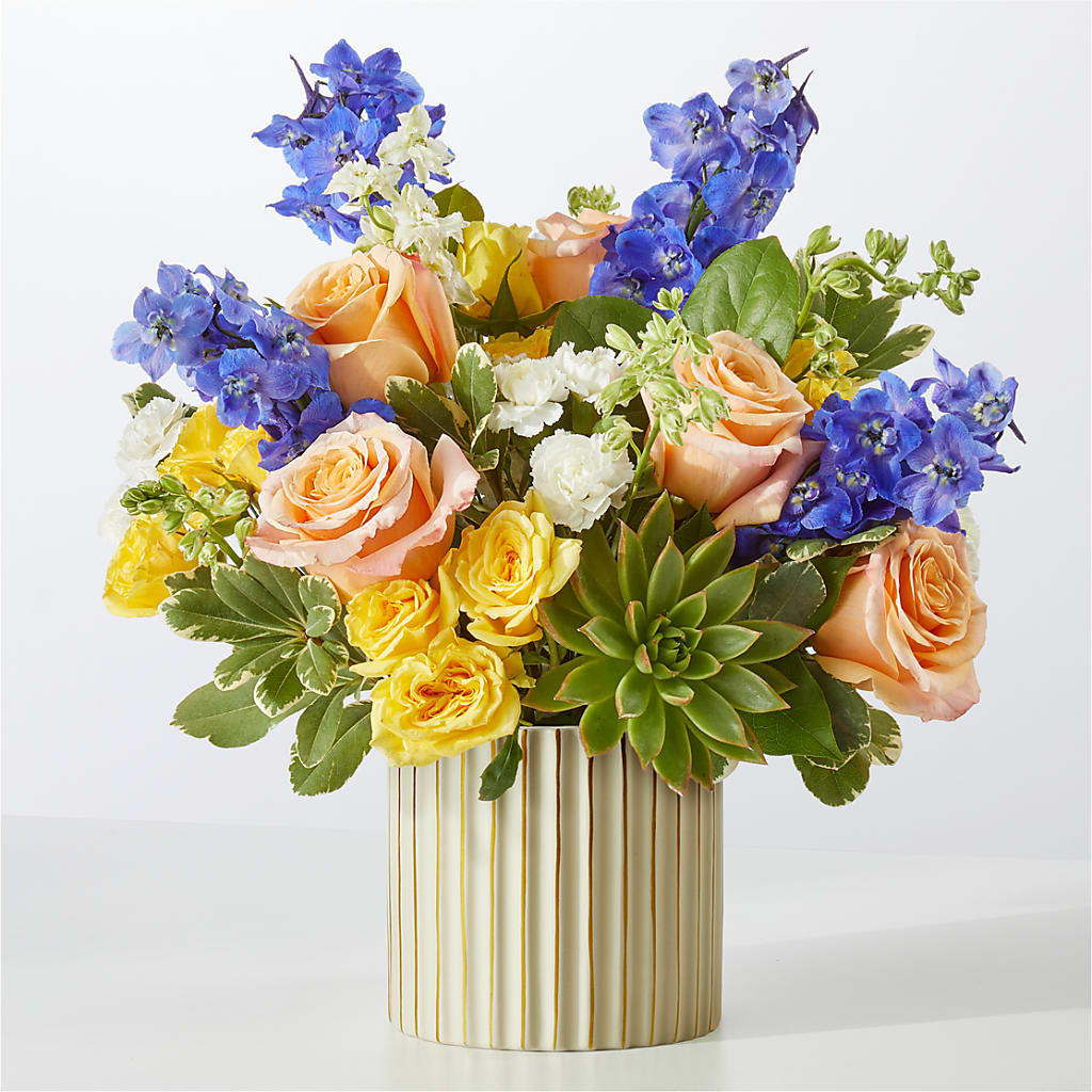 Cobalt Reverie Bouquet – BILLY'S WITTENBERG FLORAL, Wittenberg WI