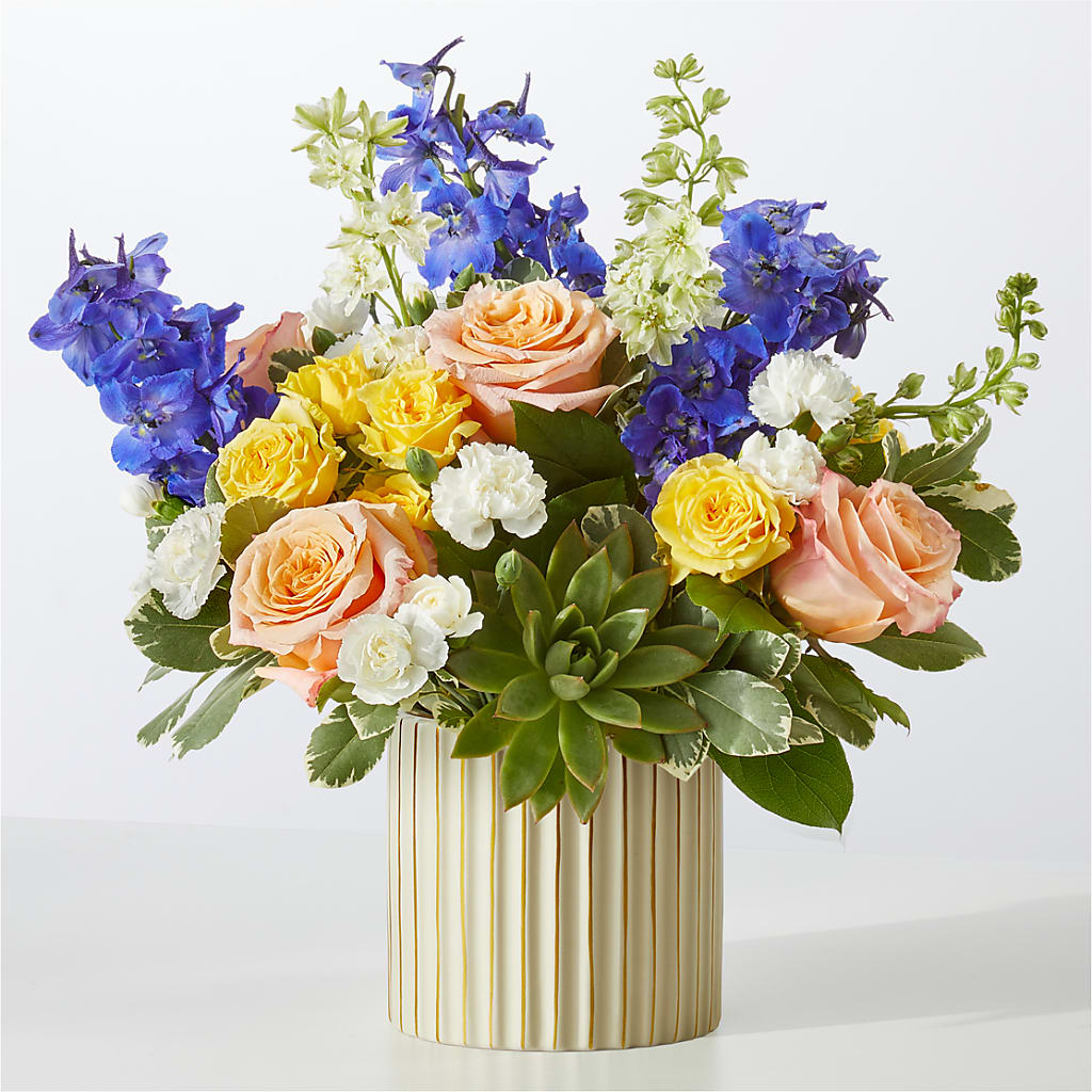 Cobalt Reverie Bouquet – BILLY'S WITTENBERG FLORAL, Wittenberg WI