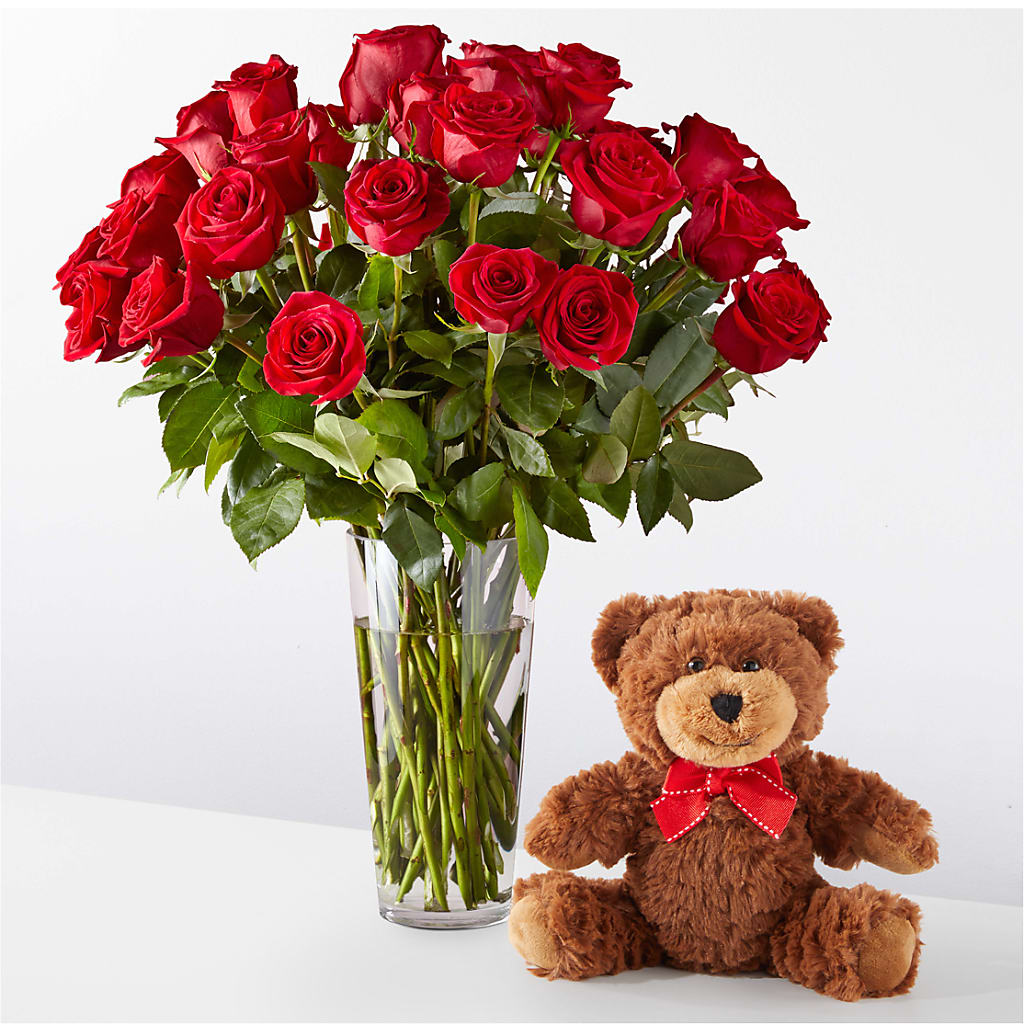 Romantic Long Stem Red Rose Bouquet Bundles – BILLY'S WITTENBERG FLORAL, Wittenberg WI