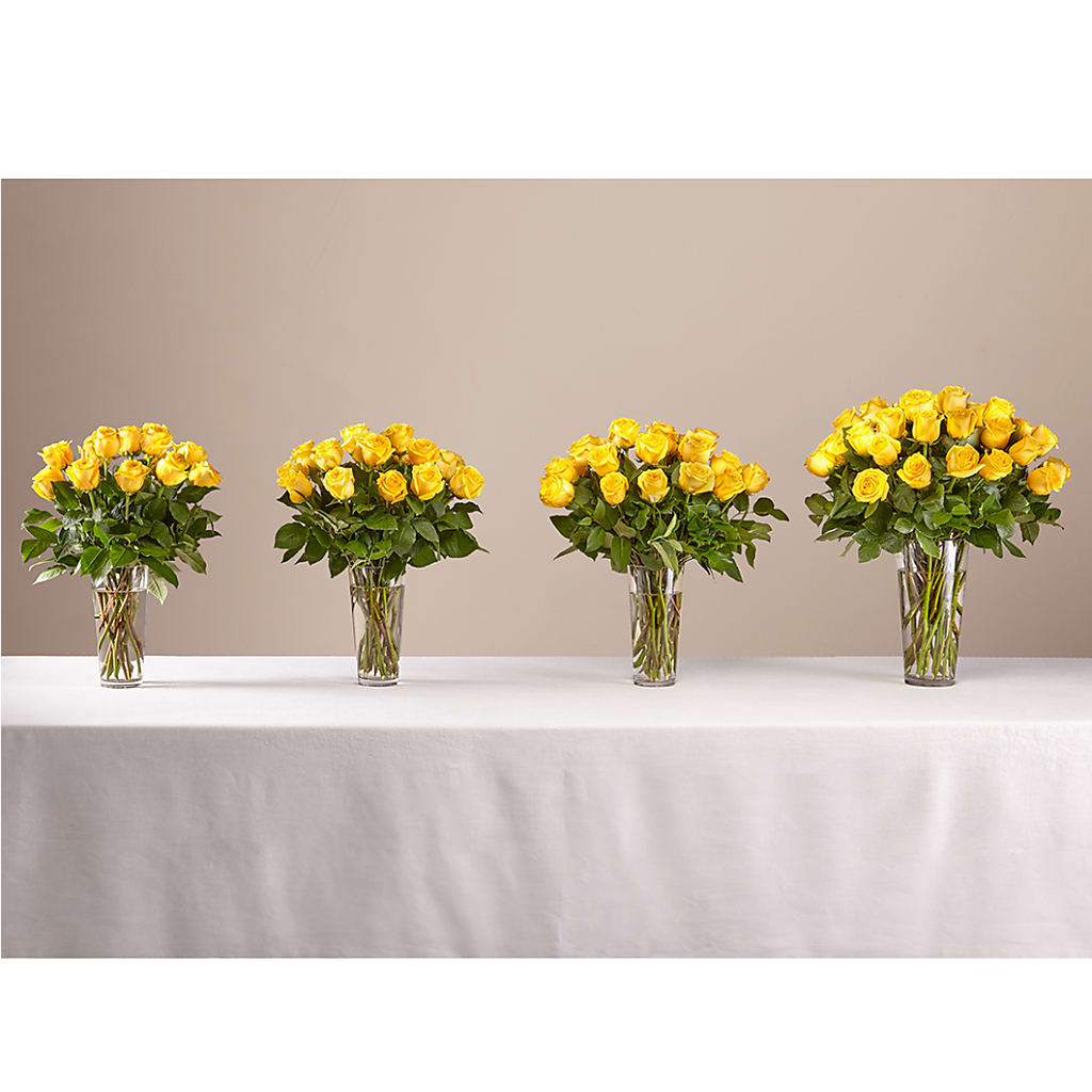 Long Stem Yellow Rose Bouquet – BILLY'S WITTENBERG FLORAL, Wittenberg WI