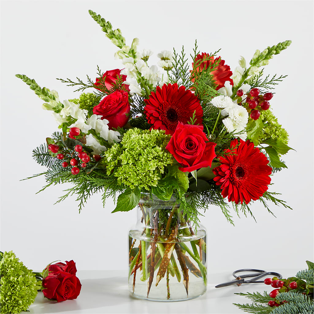 Merry Moment Bouquet – A Florist Original – BILLY'S WITTENBERG FLORAL, Wittenberg WI