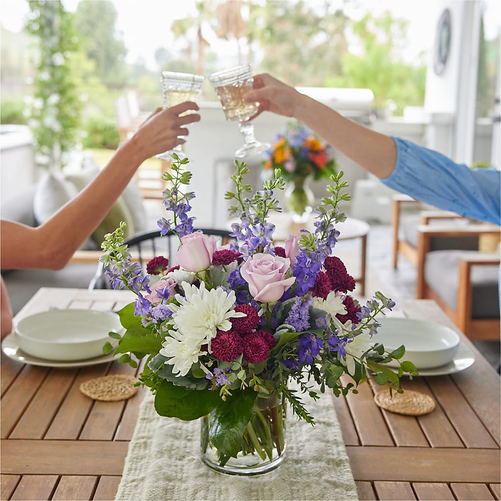 Violet Frost Bouquet – BILLY'S WITTENBERG FLORAL, Wittenberg WI