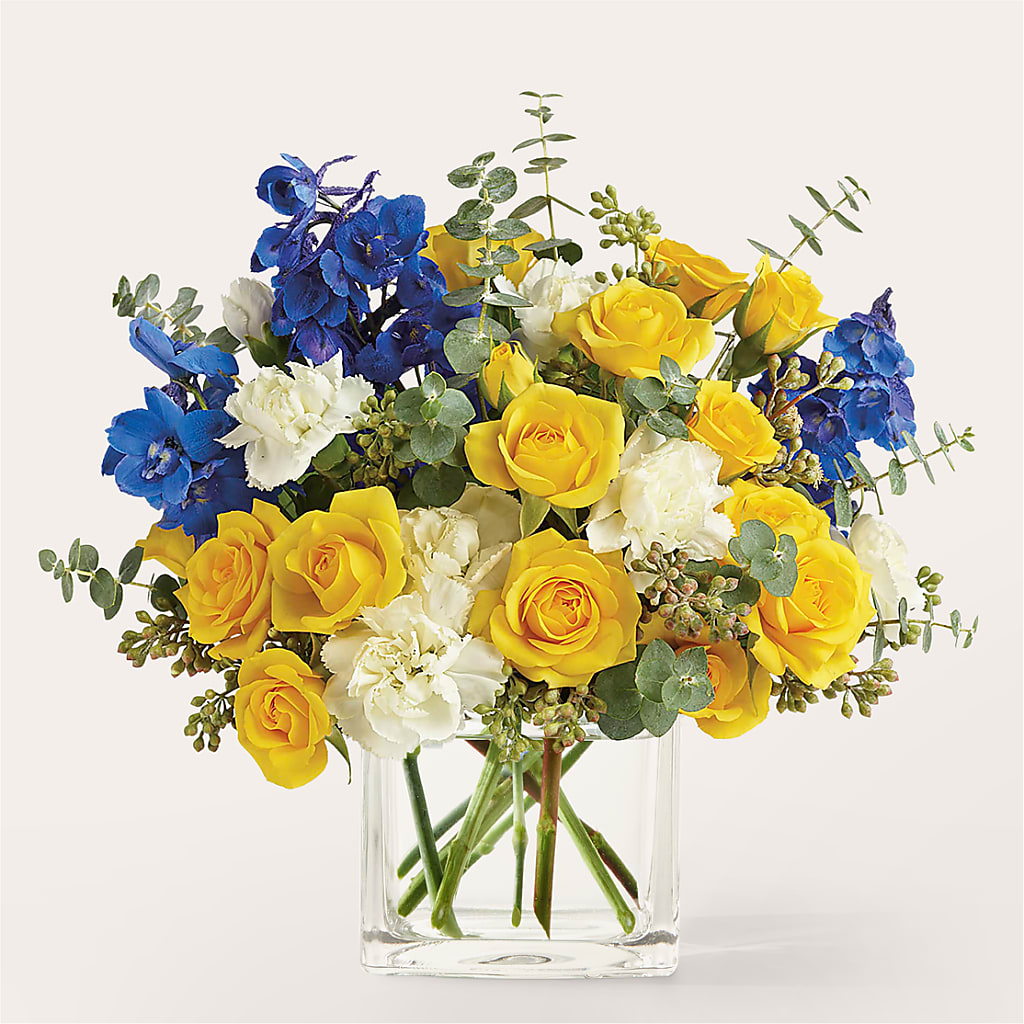Sparkling Citrine Bouquet – BILLY'S WITTENBERG FLORAL, Wittenberg WI