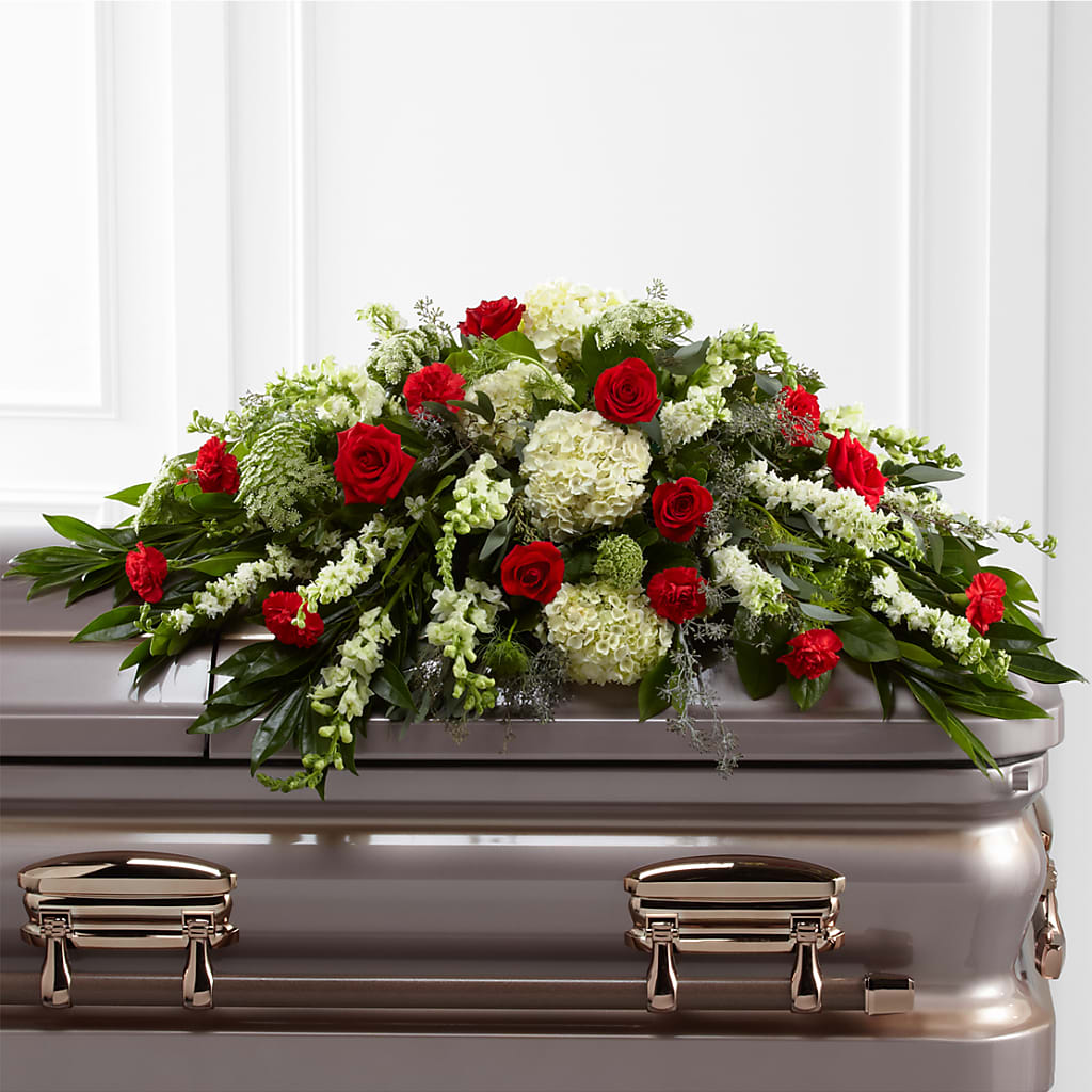 Sincerity Casket Spray – BILLY'S WITTENBERG FLORAL, Wittenberg WI