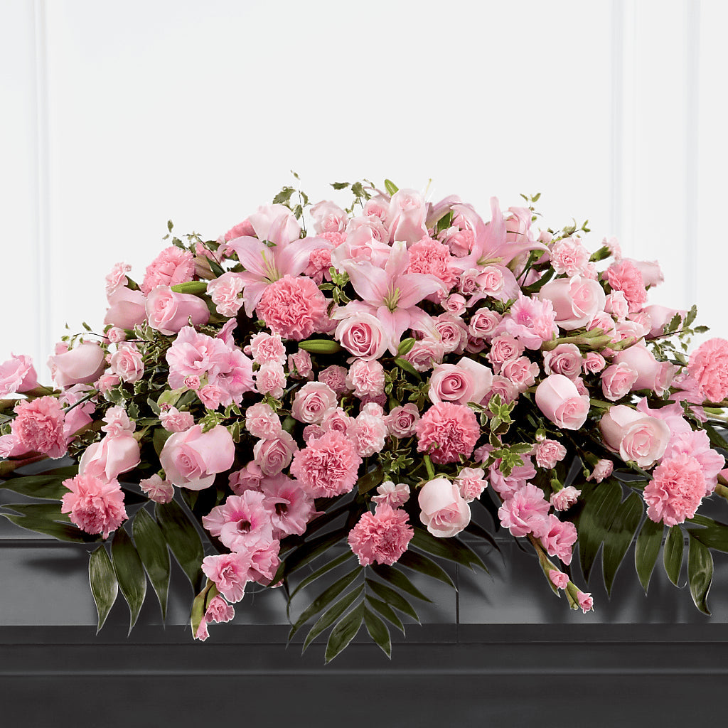 Garden of Comfort Casket Spray (Standard) – BILLY'S WITTENBERG FLORAL, Wittenberg WI