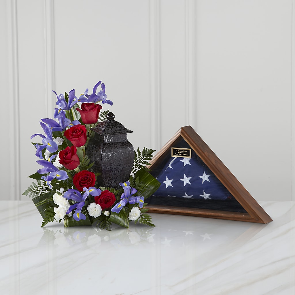 Patriotic Tribute Arrangement – BILLY'S WITTENBERG FLORAL, Wittenberg WI