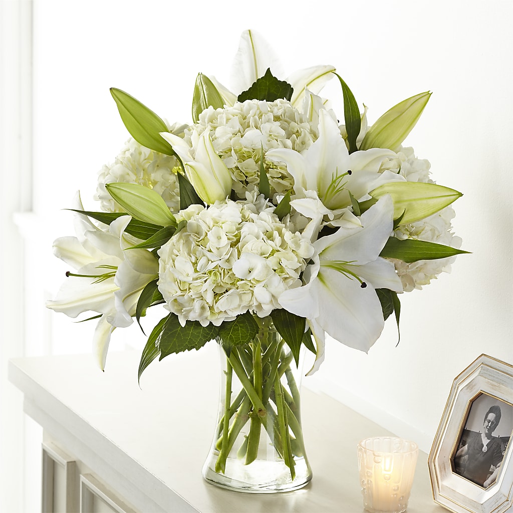 Compassionate Lily Bouquet – BILLY'S WITTENBERG FLORAL, Wittenberg WI