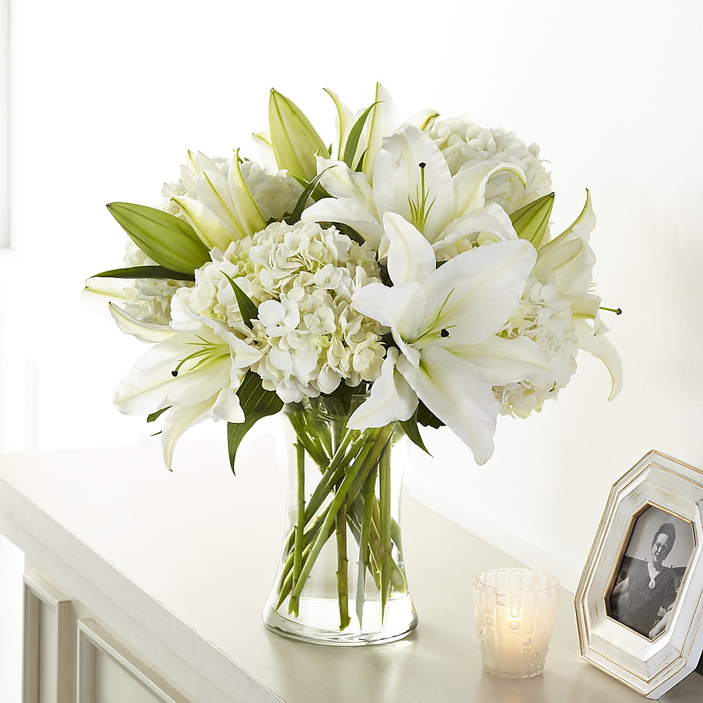 Compassionate Lily Bouquet – BILLY'S WITTENBERG FLORAL, Wittenberg WI