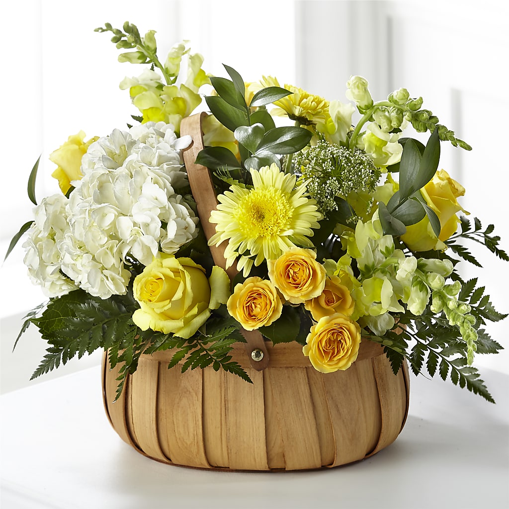 Rustic Remembrance Basket – BILLY'S WITTENBERG FLORAL, Wittenberg WI