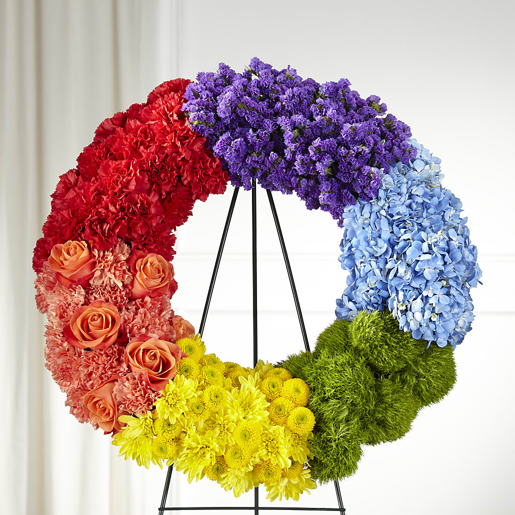 Circle of Love Wreath – BILLY'S WITTENBERG FLORAL, Wittenberg WI