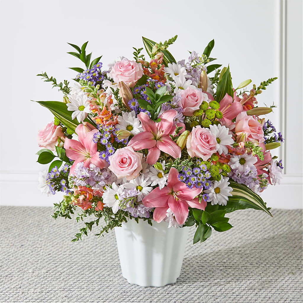 Abundant Compassion Floor Basket – BILLY'S WITTENBERG FLORAL, Wittenberg WI