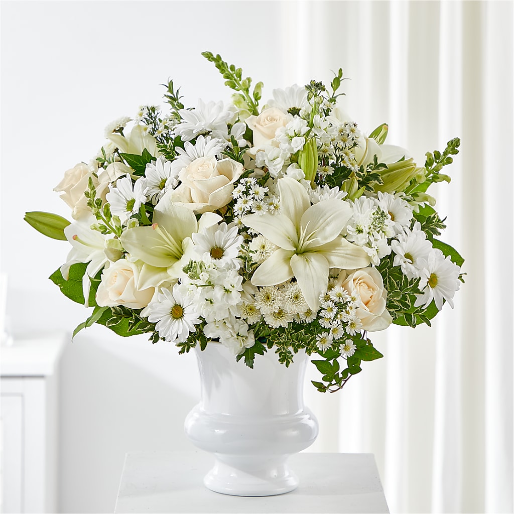 Uplifting Urn Arrangement – BILLY'S WITTENBERG FLORAL, Wittenberg WI