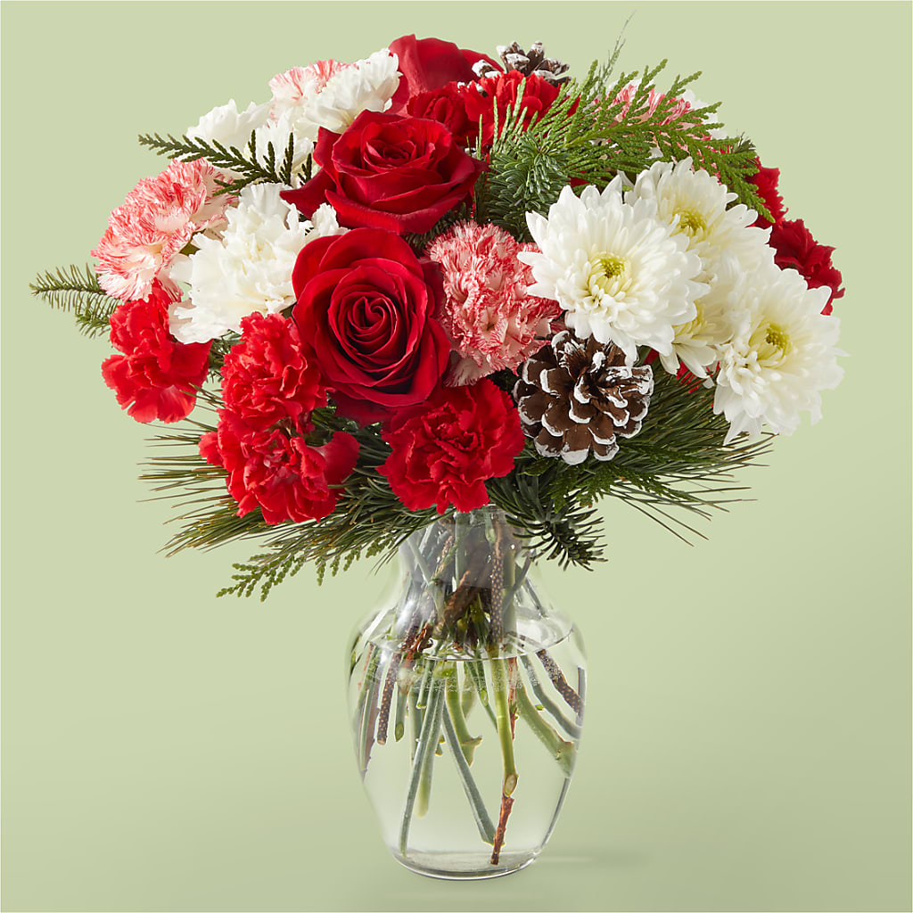 Candy Cane Lane Bouquet – BILLY'S WITTENBERG FLORAL, Wittenberg WI
