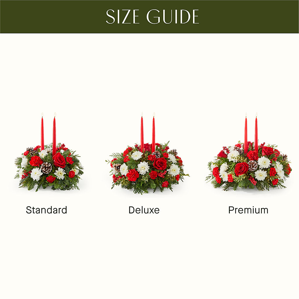 Holiday Soiree Centerpiece – BILLY'S WITTENBERG FLORAL, Wittenberg WI