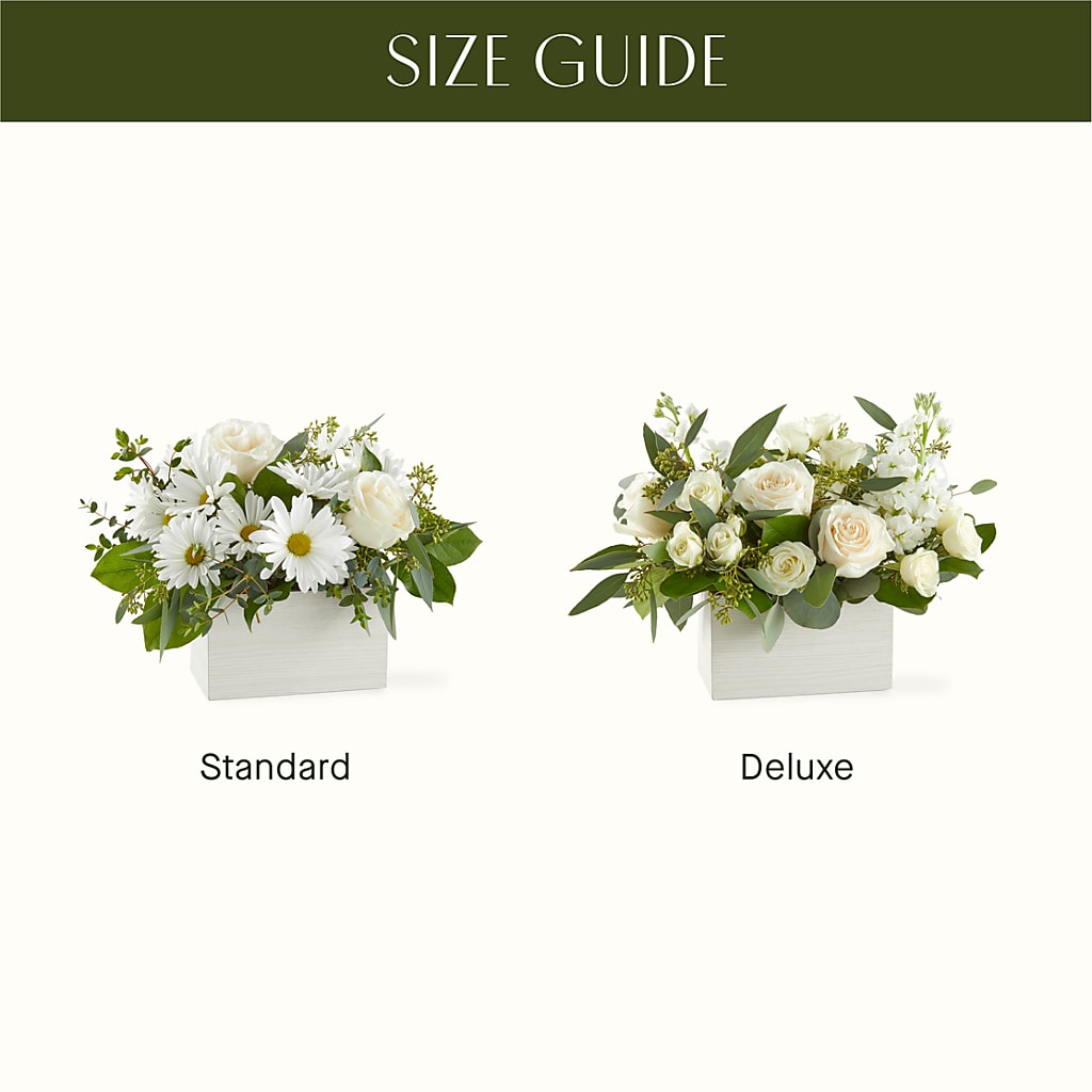 Fresh Linen Box Bouquet – BILLY'S WITTENBERG FLORAL, Wittenberg WI