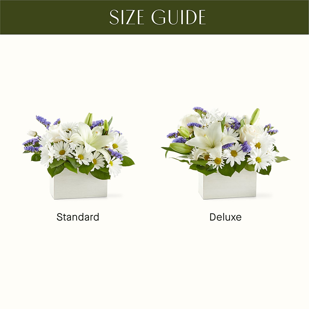 Beyond Blue Box Bouquet – BILLY'S WITTENBERG FLORAL, Wittenberg WI