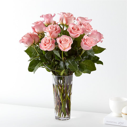 Long Stem Pink Rose Bouquet – BILLY'S WITTENBERG FLORAL, Wittenberg WI