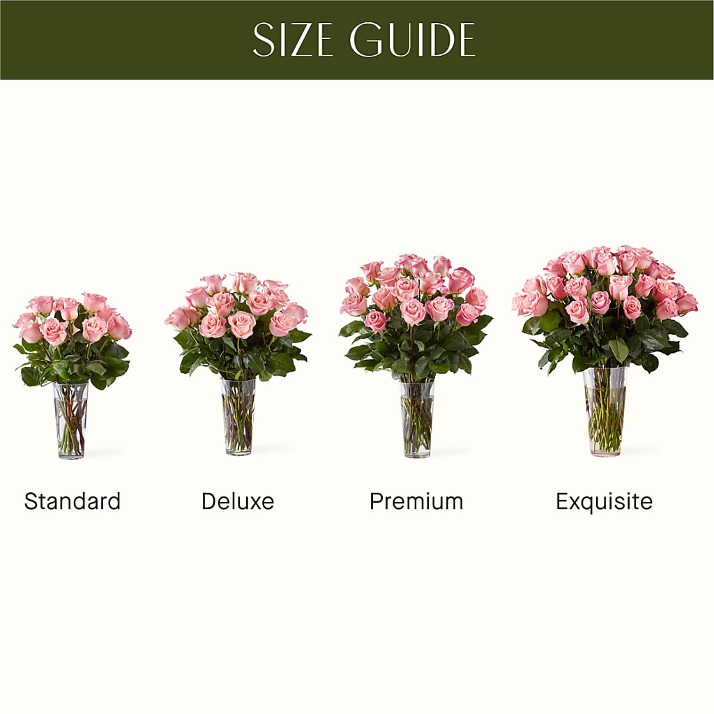 Long Stem Pink Rose Bouquet – BILLY'S WITTENBERG FLORAL, Wittenberg WI