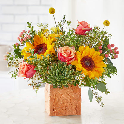 Sunflower Season Bouquet – BILLY'S WITTENBERG FLORAL, Wittenberg WI