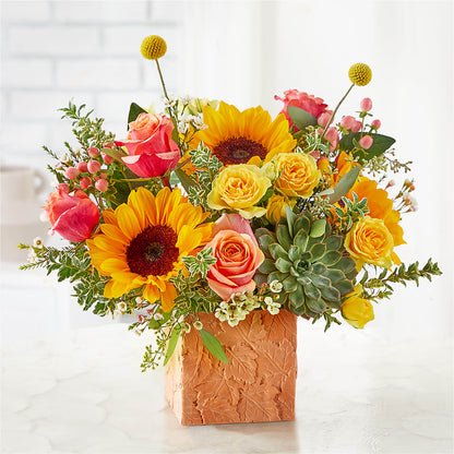 Sunflower Season Bouquet – BILLY'S WITTENBERG FLORAL, Wittenberg WI