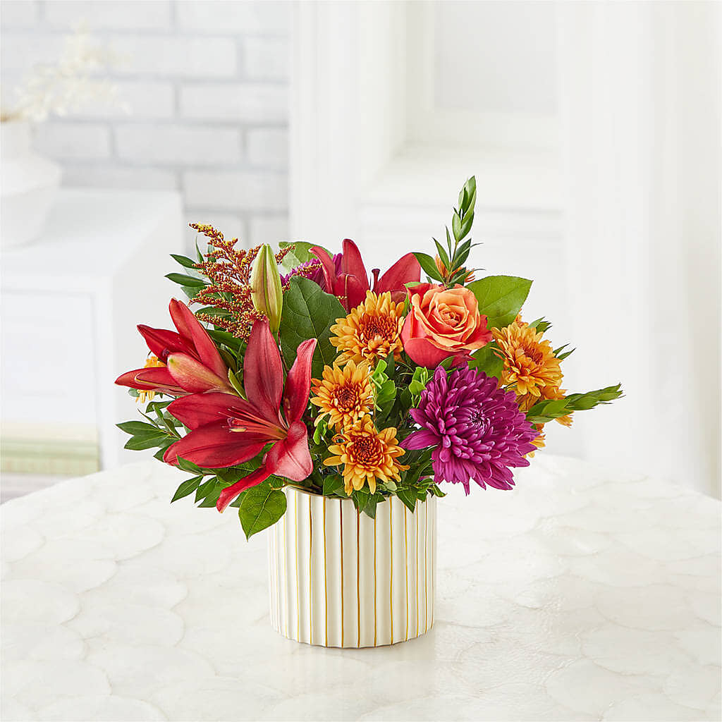Burgundy Landscape Bouquet – BILLY'S WITTENBERG FLORAL, Wittenberg WI