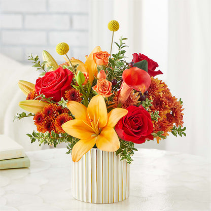 Scarlet Skies Bouquet – BILLY'S WITTENBERG FLORAL, Wittenberg WI