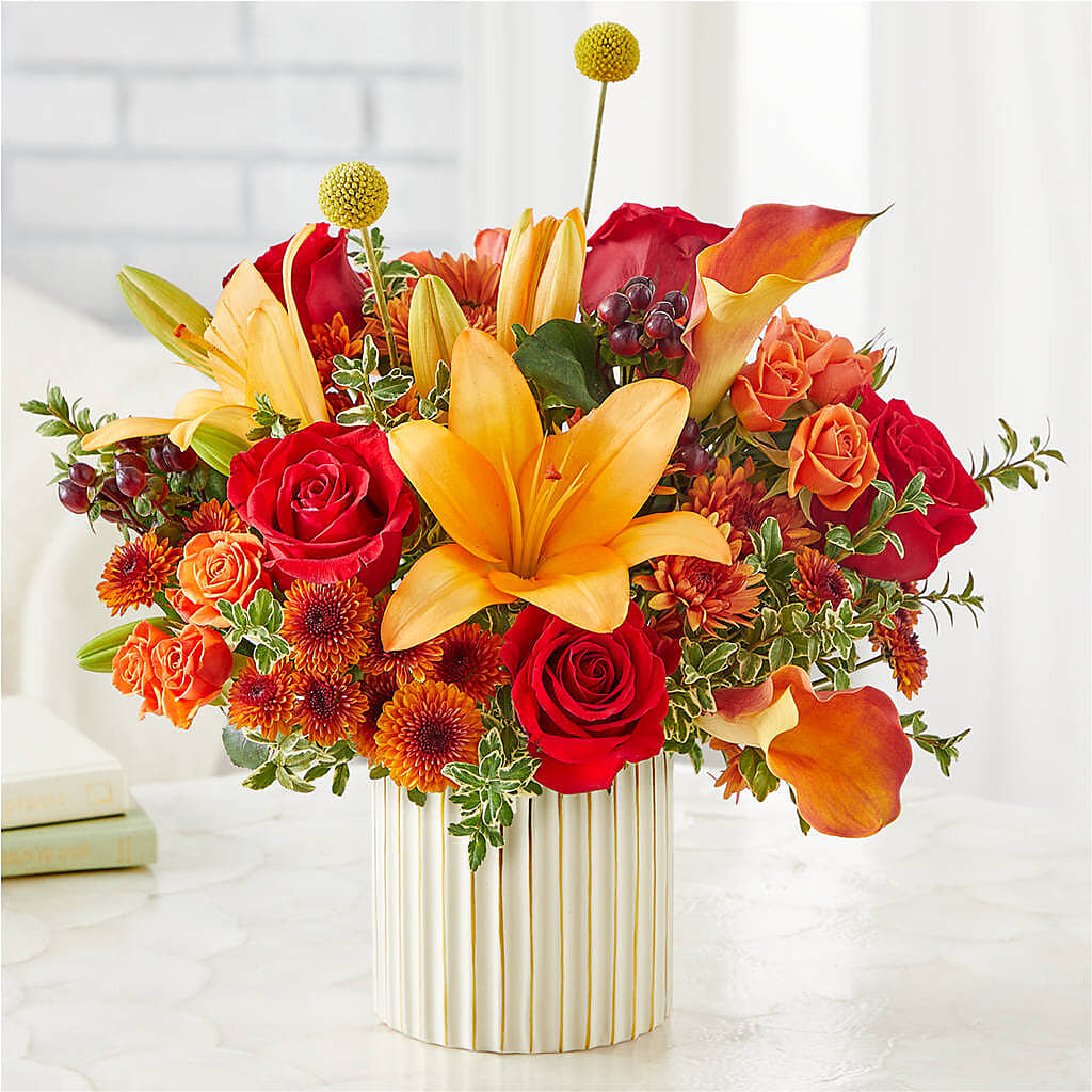 Scarlet Skies Bouquet – BILLY'S WITTENBERG FLORAL, Wittenberg WI