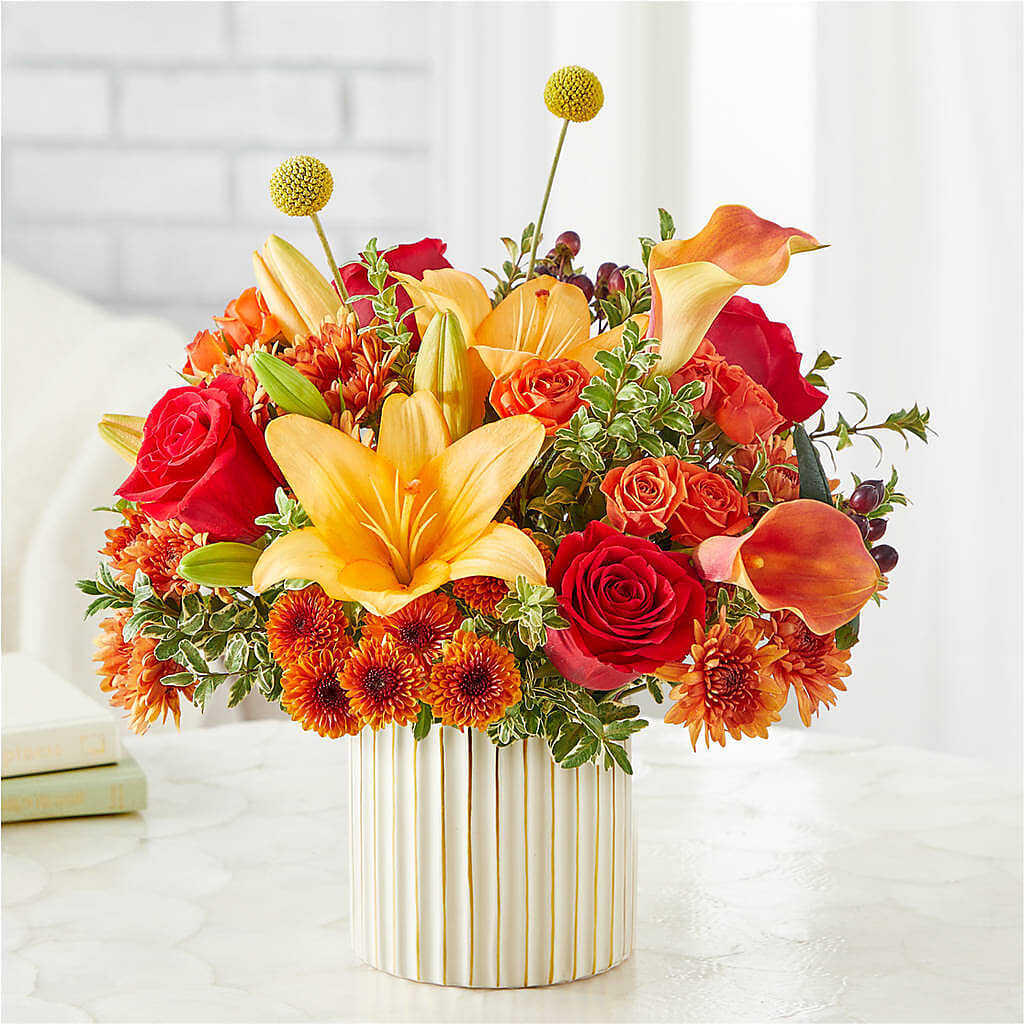 Scarlet Skies Bouquet – BILLY'S WITTENBERG FLORAL, Wittenberg WI