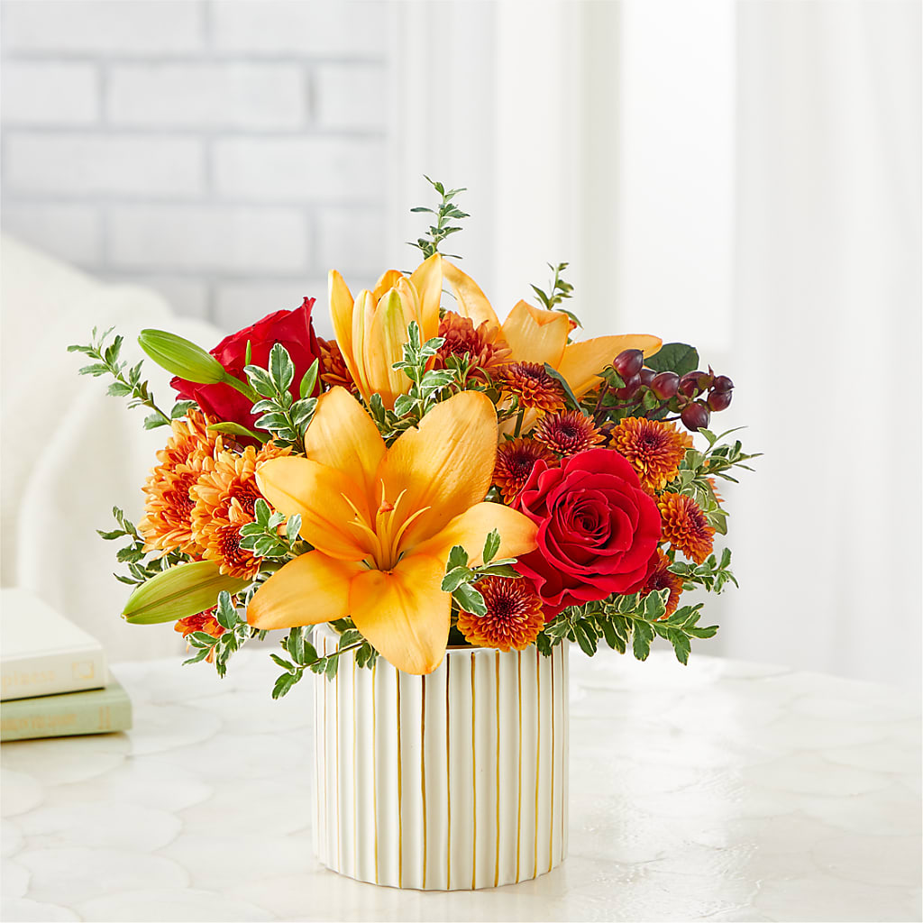 Scarlet Skies Bouquet – BILLY'S WITTENBERG FLORAL, Wittenberg WI