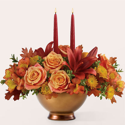 Harvest Table Centerpiece – BILLY'S WITTENBERG FLORAL, Wittenberg WI
