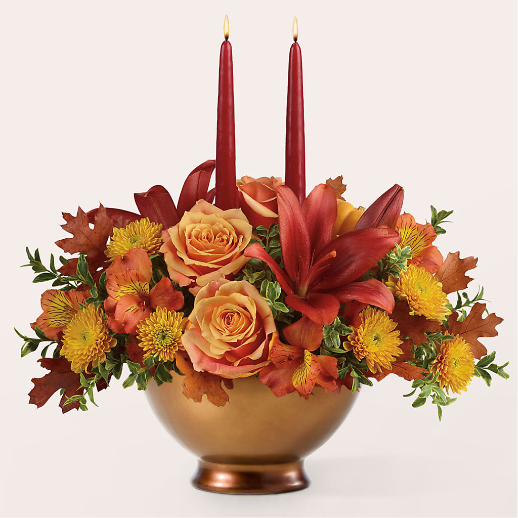 Harvest Table Centerpiece – BILLY'S WITTENBERG FLORAL, Wittenberg WI