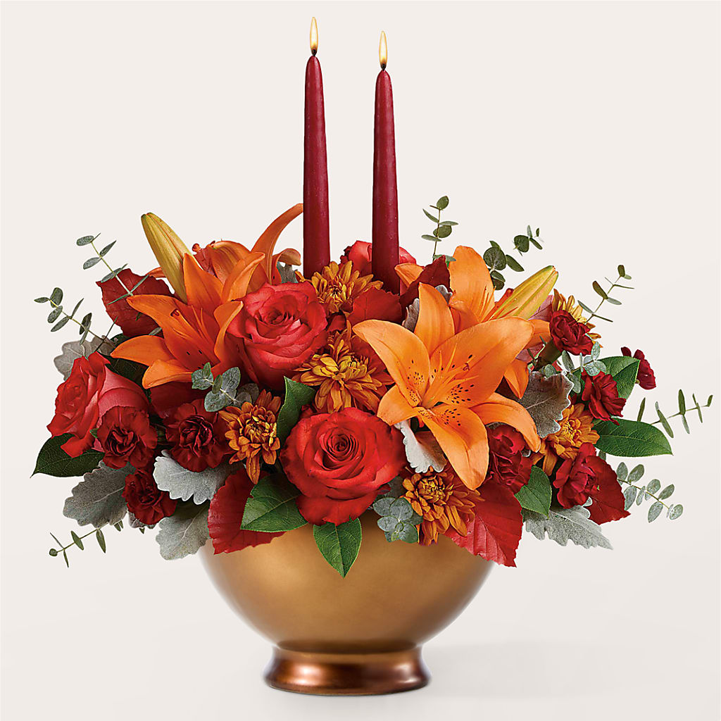 Fruits of Fall Centerpiece – BILLY'S WITTENBERG FLORAL, Wittenberg WI