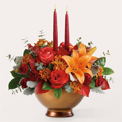 Fruits of Fall Centerpiece – BILLY'S WITTENBERG FLORAL, Wittenberg WI