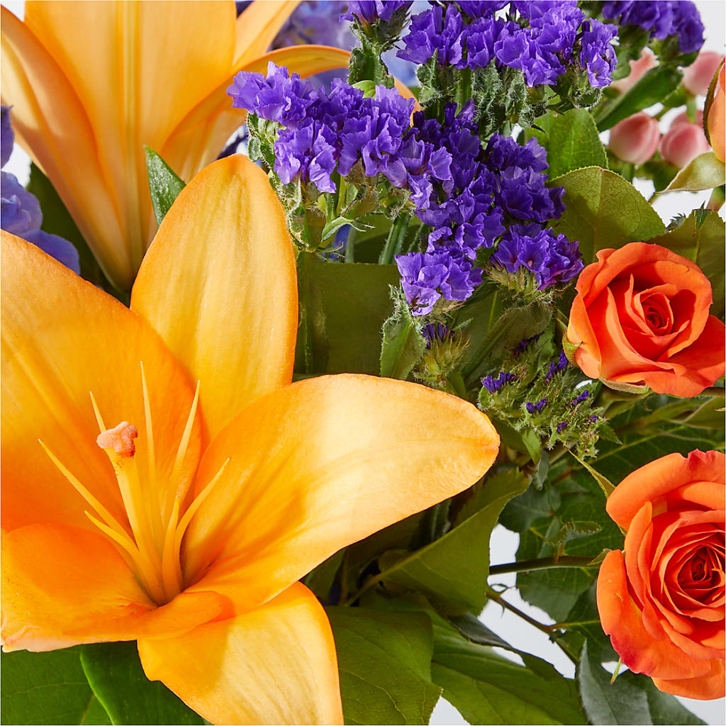Radiant Citrus Bouquet – BILLY'S WITTENBERG FLORAL, Wittenberg WI