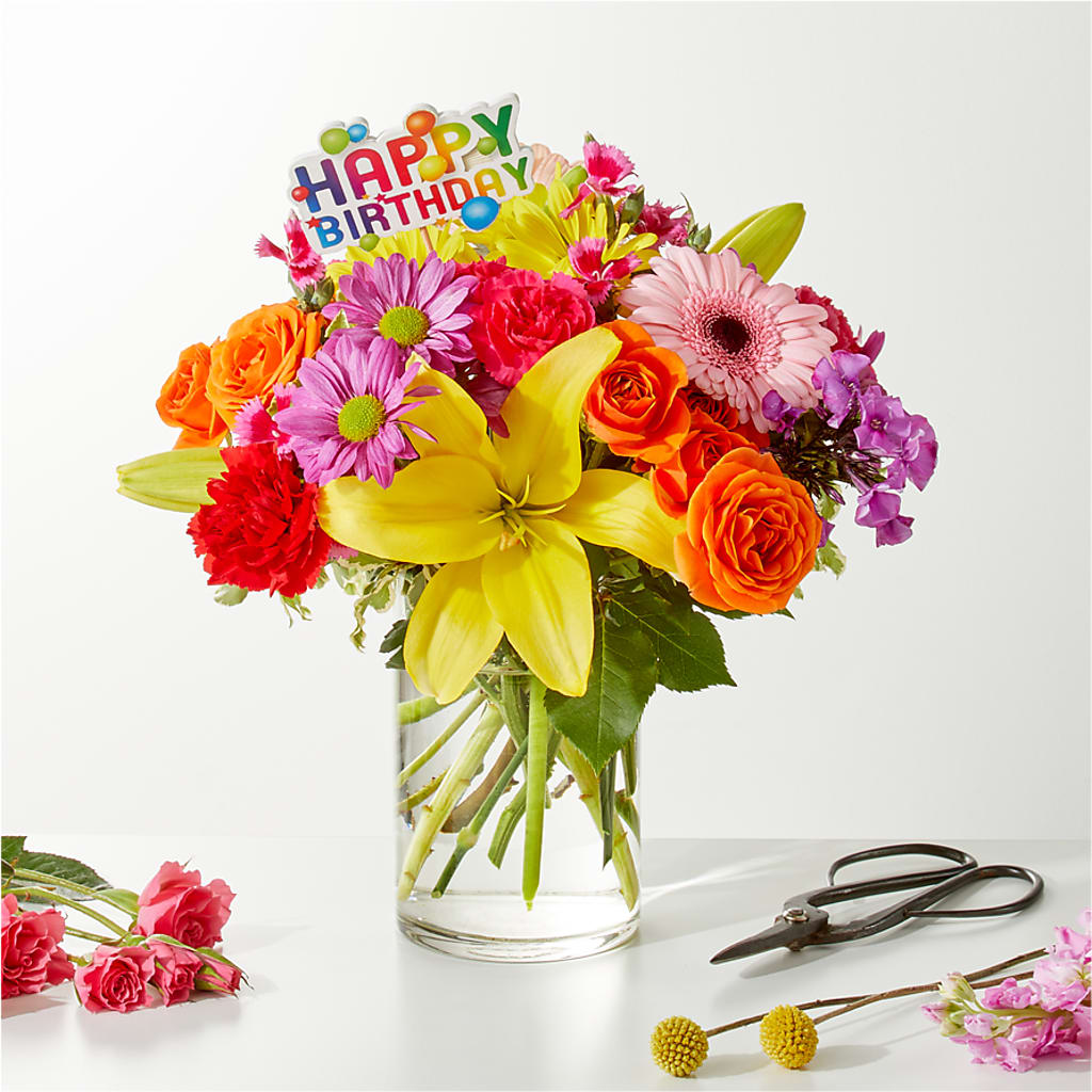Cue the Confetti - A Florist Original – BILLY'S WITTENBERG FLORAL, Wittenberg WI
