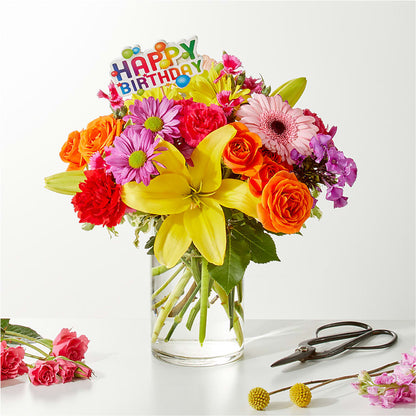 Cue the Confetti - A Florist Original – BILLY'S WITTENBERG FLORAL, Wittenberg WI