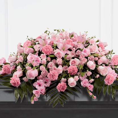 Garden of Comfort Casket Spray (Standard) – BILLY'S WITTENBERG FLORAL, Wittenberg WI