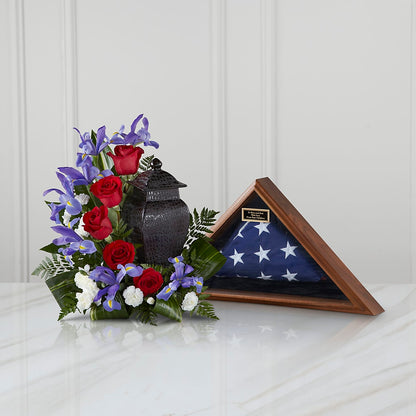 Patriotic Tribute Arrangement – BILLY'S WITTENBERG FLORAL, Wittenberg WI