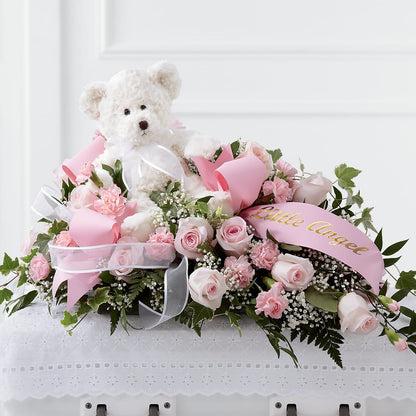 Touch of Sympathy Casket Spray – BILLY'S WITTENBERG FLORAL, Wittenberg WI