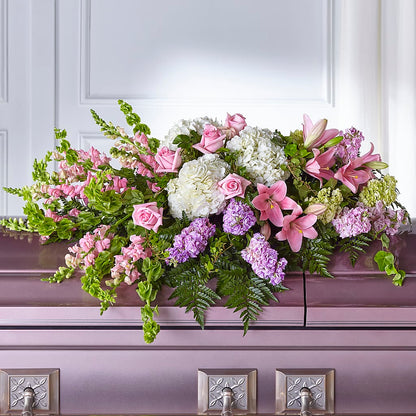 Life's Gratitude Casket Spray – BILLY'S WITTENBERG FLORAL, Wittenberg WI