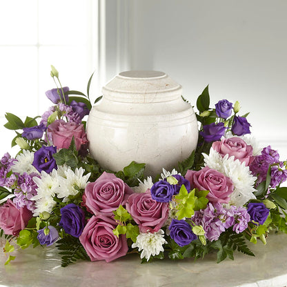 Blooming Sympathy Cremation Adornment – BILLY'S WITTENBERG FLORAL, Wittenberg WI