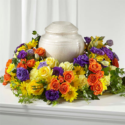 Blossoms of Remembrance Cremation Adornment – BILLY'S WITTENBERG FLORAL, Wittenberg WI