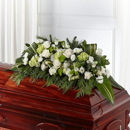 Hopeful Gesture Casket Spray – BILLY'S WITTENBERG FLORAL, Wittenberg WI