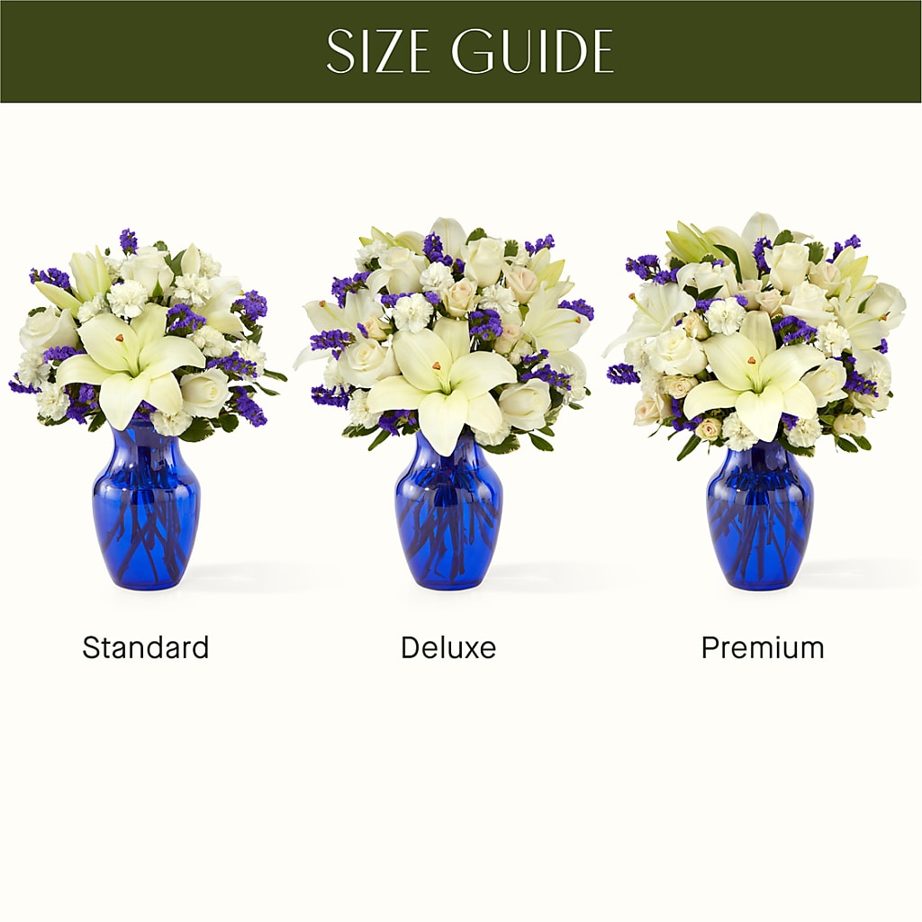 Sapphire Rush Bouquet – BILLY'S WITTENBERG FLORAL, Wittenberg WI