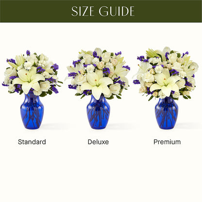 Sapphire Rush Bouquet – BILLY'S WITTENBERG FLORAL, Wittenberg WI