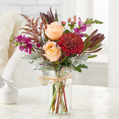 Moody Hues Bouquet – BILLY'S WITTENBERG FLORAL, Wittenberg WI