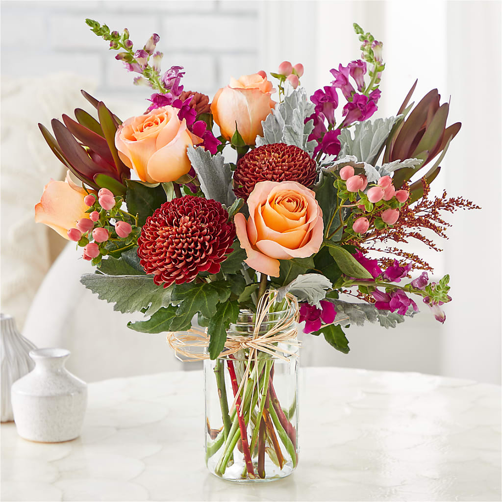 Moody Hues Bouquet – BILLY'S WITTENBERG FLORAL, Wittenberg WI