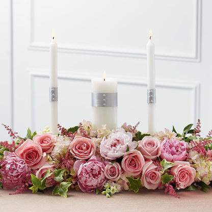 Worldwide Romance Unity Candle Arrangement – BILLY'S WITTENBERG FLORAL, Wittenberg WI